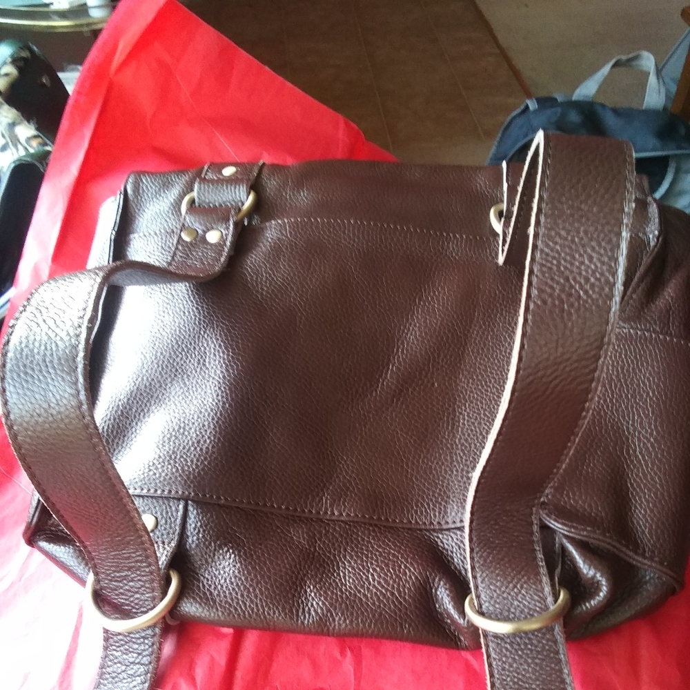 Terrido Veneto designer Italian leather backbag sz